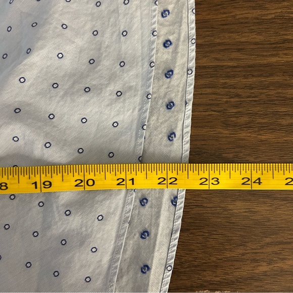 ❤️ Petersyn Blue and White Patterned Top XS - Picture 11 of 11